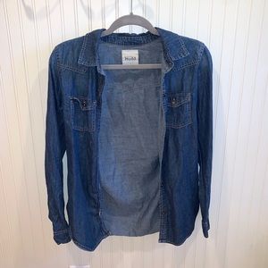 Mudd Long Sleeve Jean Button Up
